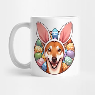 Cirneco dell'Etna with Bunny Ears Celebrates Easter Mug